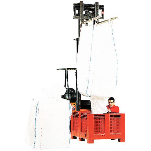 Sac à gravats Big Bag avec ouverture totale - 1000 kg -  Manutan
