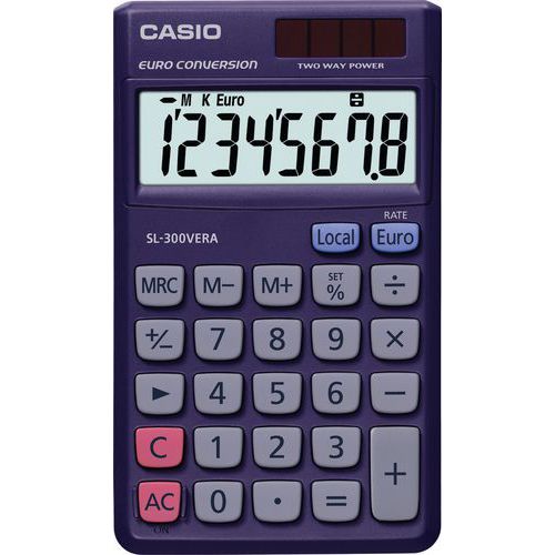 Calculatrice de poche - SL-300VERA - 8 chiffres - Casio