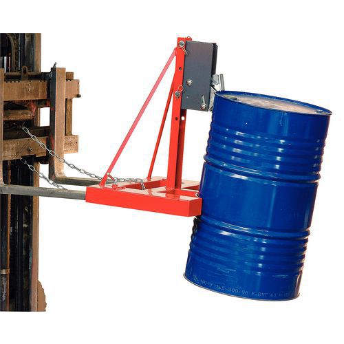 Automatische Zange für 1 oder 2 Fässer - Tragkraft 500 und 1000 kg