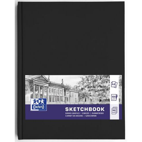 Skizzenbuch Oxford Art, Broschüre 192 S. 100 g schwarz - Oxford Skizzenbuch Oxford Art, Broschüre 192 S. 100 g schwarz - Oxford