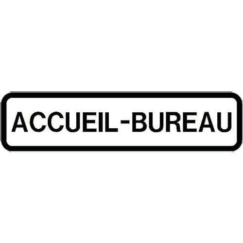 Panneau directionnel grande hauteur standard - Accueil-bureau