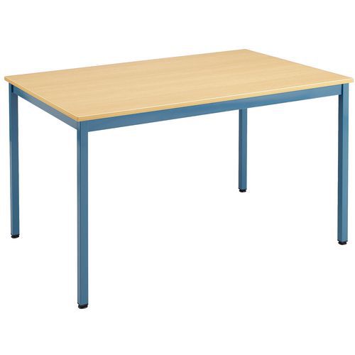 Table rectangulaire polyvalente - Plateau mélaminé - Longueur 120 cm