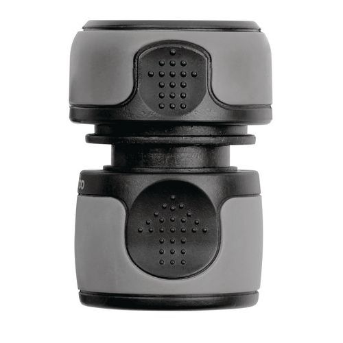 Raccord rapide plastique pour tuyau d'arrosage Ø 15 et 19 mm - Bi-matière Raccord rapide plastique pour tuyau d'arrosage Ø 15 et 19 mm - Bi-matière