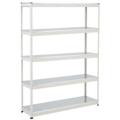 Rayonnage lourd Manutan Rapid 1 - Tablette pleine métal - Manutan Expert