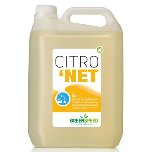 Liquide vaisselle dégraissant - Citron - Greenspeed Liquide vaisselle dégraissant - Citron - Greenspeed