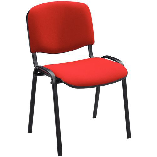 Stuhl Fancy - Schwarz mit Stoff - Manutan Expert Stuhl Fancy - Schwarz mit Stoff - Manutan Expert