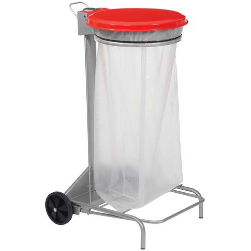 Müllbeutelhalter 110 l mit Fußpedal Collecroule - Rossignol Müllbeutelhalter 110 l mit Fußpedal Collecroule - Rossignol
