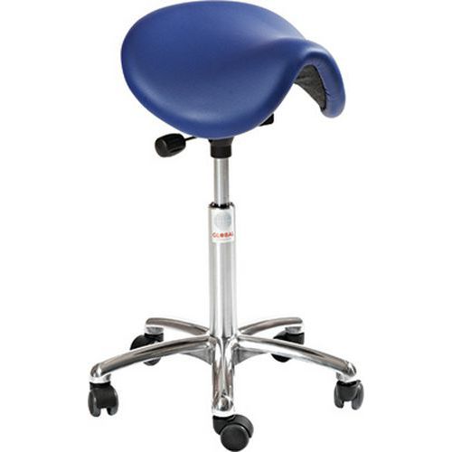 Hocker Dalton Easy seat - Lederimitat - Medium - Global Professional Seating