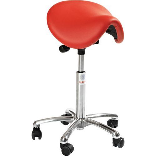 Hocker Dalton Easy seat - Lederimitat - Niedrig - Global Professional Seating