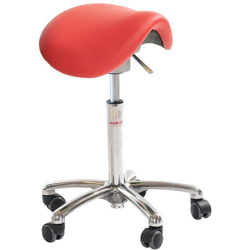 Hocker Mini Flexmatic - Lederimitat - Hoch - Global Professional Seating