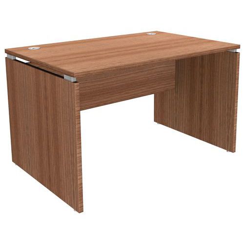 Gerader Schreibtisch Square - Nussbaum Gerader Schreibtisch Square - Nussbaum