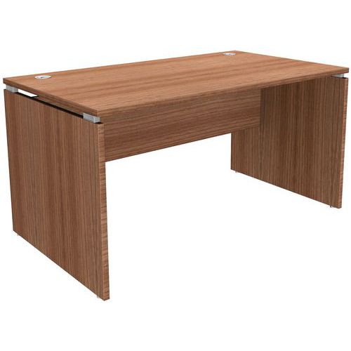 Bureau droit Square - Noyer Bureau droit Square - Noyer