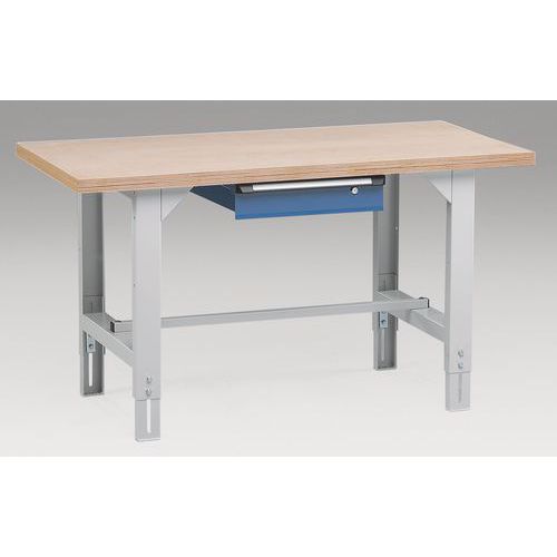 Verstellbare Werkbank Allround - 1 Schublade