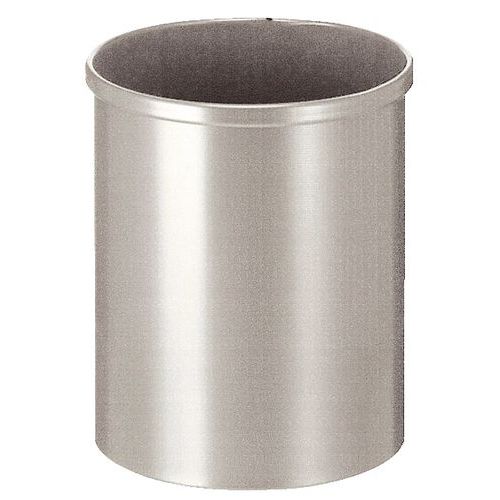 Runder Abfallbehälter aus Metall - 50 l