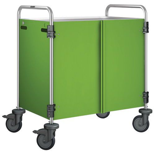 Servierwagen mit Verkleidung - 2 Böden - Blanco Servierwagen mit Verkleidung - 2 Böden - Blanco