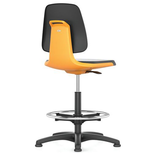 Werkstattstuhl Labsit Supertec mit Fußstütze - Bimos