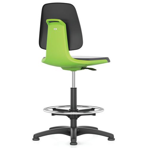 Werkstattstuhl Labsit Supertec mit Fußstütze - Bimos