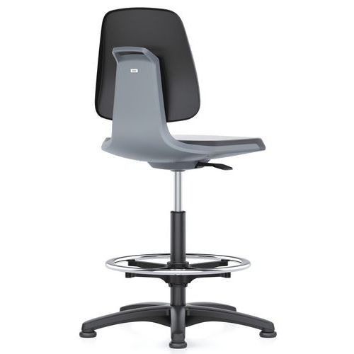 Werkstattstuhl Labsit Supertec mit Fußstütze - Bimos