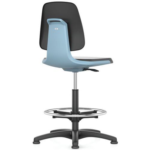 Werkstattstuhl Labsit Supertec mit Fußstütze - Bimos