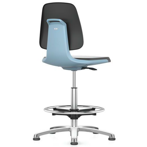 Werkstattstuhl Labsit Supertec mit Fußstütze - Bimos