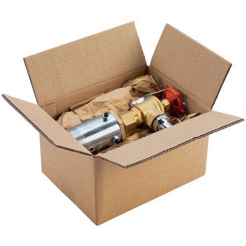 Recycelter Karton - 1-wellig - breitwellig - Manutan Expert