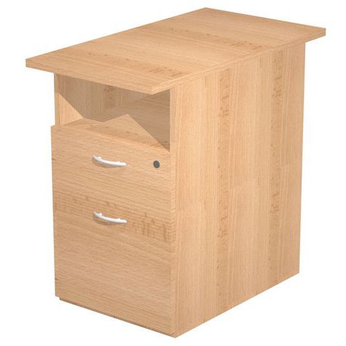 Caisson fixe à hauteur de bureau Solo