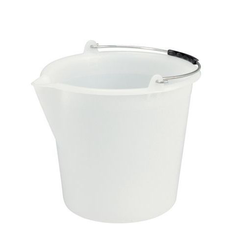 Seau blanc à bec verseur – 12 à 18L