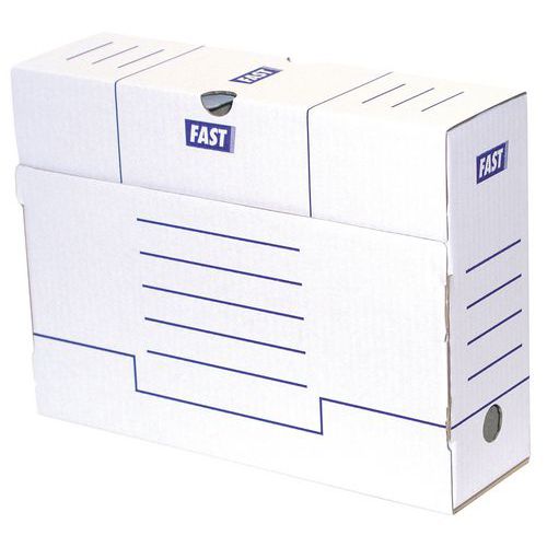 Boîte archives blanche - lot de 25 - Fast Boîte archives blanche - lot de 25 - Fast