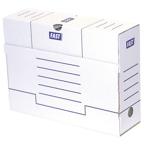 Archivbox weiß - Packung mit 25 Stück - Fast