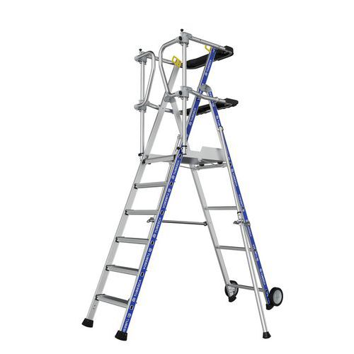 Plattform PIR PIRL Sherpamatic Saloon - 3 bis 8 Sprossen - Tubesca Comabi