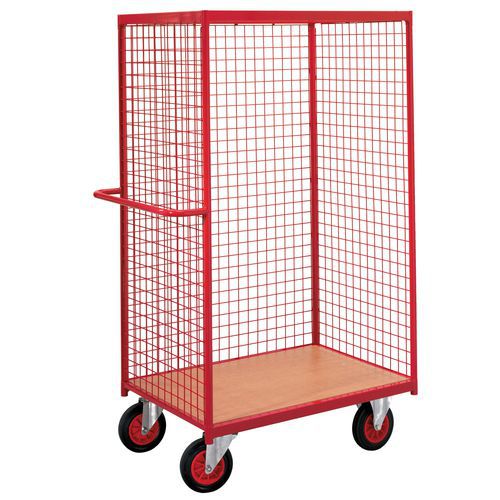 Gitterwagen - dreiseitig mit Dach - Tragkraft 500 kg - FIMM Gitterwagen - dreiseitig mit Dach - Tragkraft 500 kg - FIMM