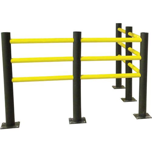 Rundrohr für modulare flexible Absperrung Echo - Set mit 3 Stück - Dancop