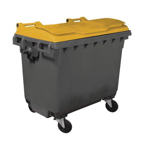 Abfallcontainer mit 4 Rädern - 660 L - Mobil Plastic Abfallcontainer mit 4 Rädern - 660 L - Mobil Plastic