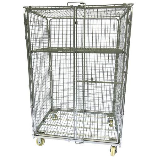 Roll-conteneur maxi de sécurité - 1 étagère - Capacité 600 kg - Manutan