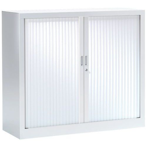 Schrank mit einfarbigen Rollläden, Höhe 100 cm - Vinco