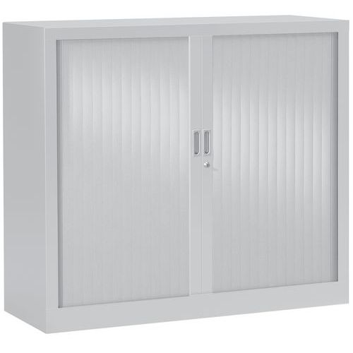 Armoire à rideaux unis haut 100 cm Vinco