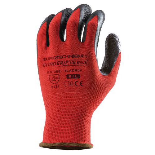 Gants nylon noir enduit latex Gants nylon noir enduit latex