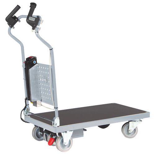 Elektrischer Wagen mit klappbarem Schiebebügel - e-drive - Tragkraft 500 kg