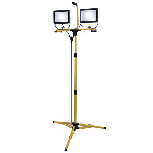 Projecteur de travail sur trépied - Led-  2 x 50W - 8000 lm - Stak