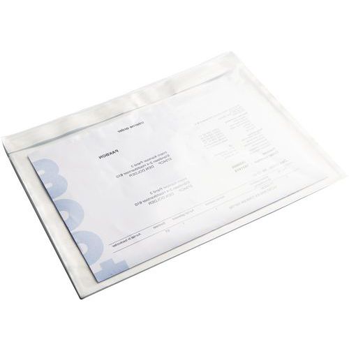 Pochette porte-documents opaque - Papier fibres naturelles - Sans impression