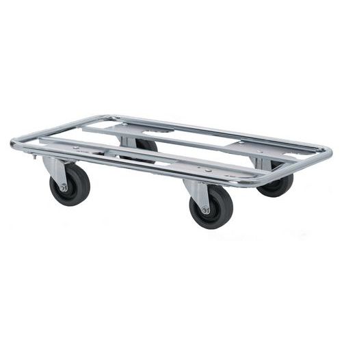 Plateau roulant tubulaire acier 600x400 mm - Capacité 400 kg