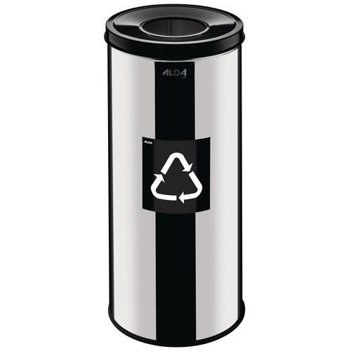 Poubelle métallique Prestige EKO de recyclage 45 L