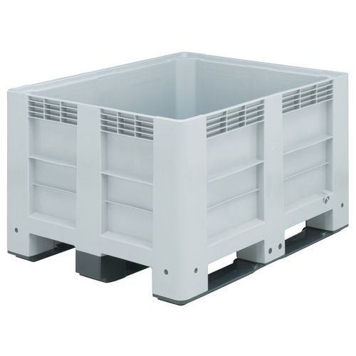 Palettenbox – mit fester Mittelkufe Palettenbox – mit fester Mittelkufe