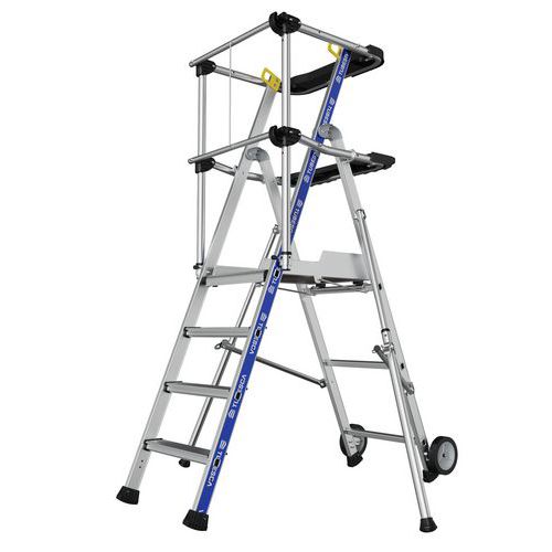 Arbeitsplattform PIR PIRL Sherpamatic - 3 bis 8 Sprossen - Tubesca Comabi