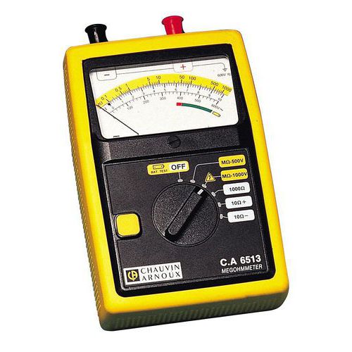 Contrôleur d'isolement de 50V à 1kV - Chauvin Arnoux
