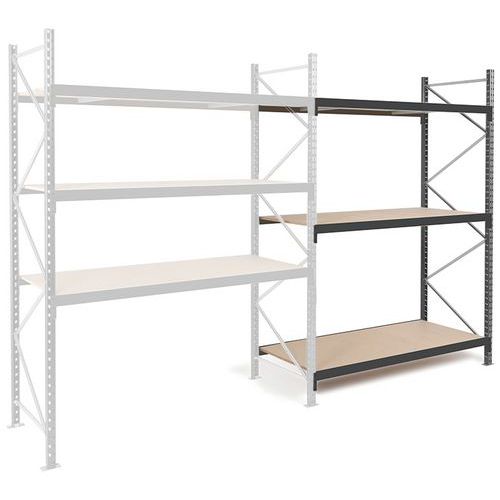 Rayonnage mi-lourd Rayvol - Tablette agglo - Manorga