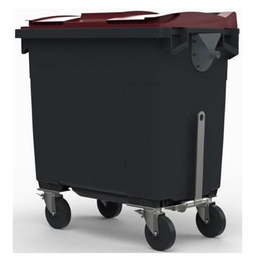 Conteneur mobile SULO - Timon d'attelage - Tri des déchets  -  770 L