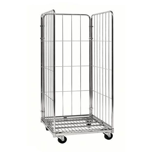 Roll-conteneur - Base acier zingué - Force 400 kg Roll-conteneur - Base acier zingué - Force 400 kg