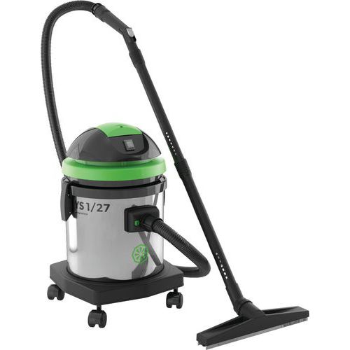 Aspirateur eau et poussière 1500W cuve inox 27L - ICA