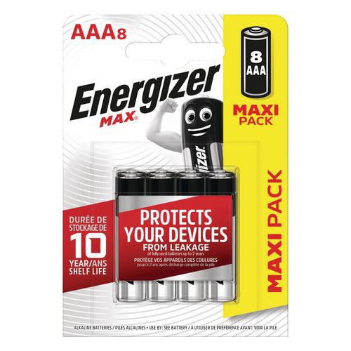 Batterie Max AAA - 8 Stück - Energizer